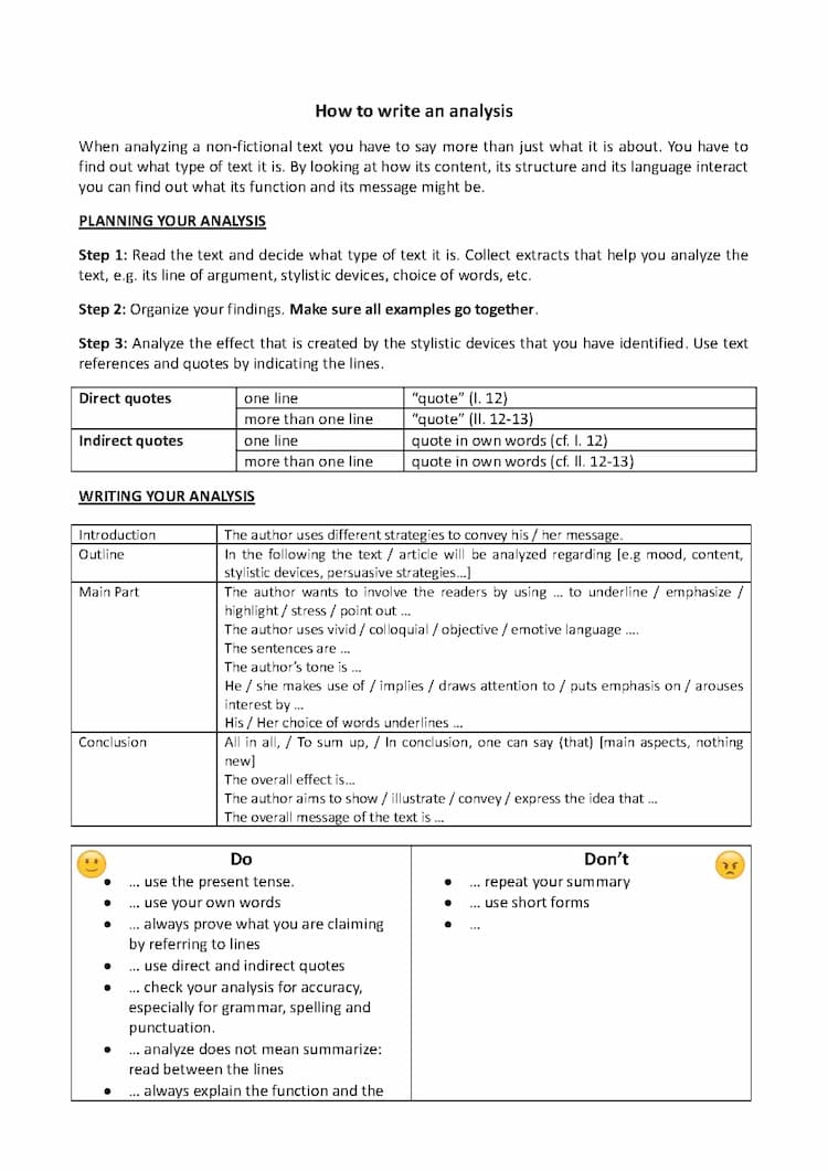 Know How to write an ANALYSIS?Sprachliche Analyse auf Englisch Mit sprachlichen/rhetorischen Mitteln thumbnail