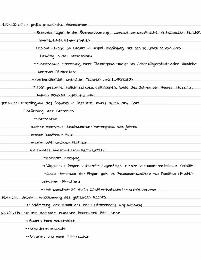 Die alten Griechen
"günstige Lage (Mittelmeer).
man kommt nach Afrika, Russland, Italien, etc.
→>Schiffhandel / Fischfang
zerklüfter (viele 