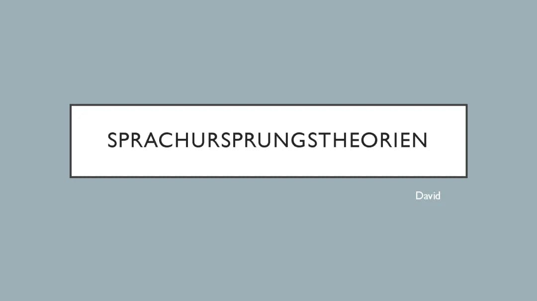 Herder und die Sprachursprungstheorie: Einfach erklärt für Neugierige