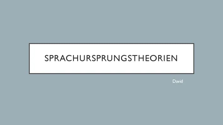 Know Sprachursprungstheorien thumbnail