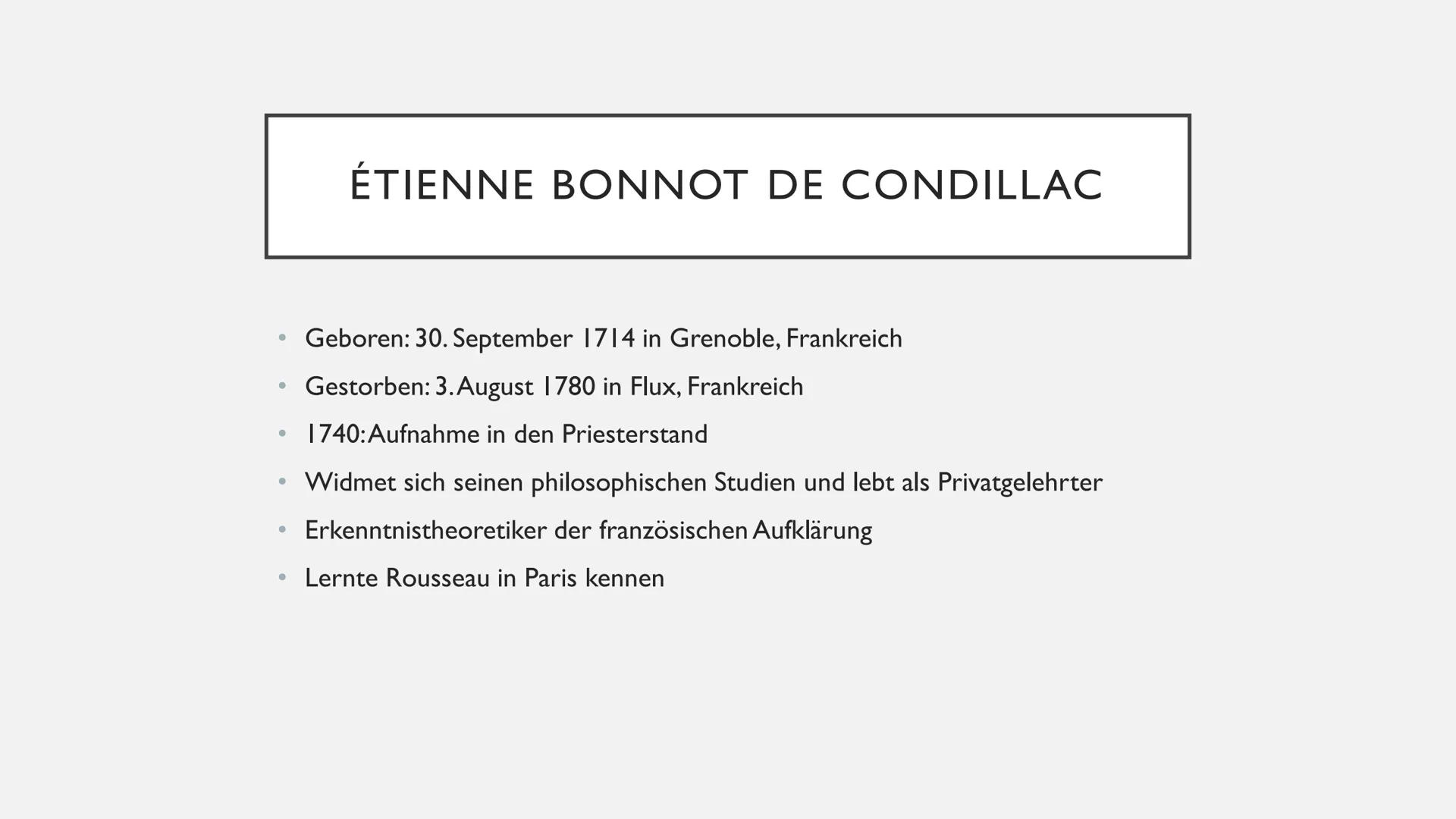 SPRACHURSPRUNGSTHEORIEN
David ●
●
●
●
●
INHALT
Johann Peter Süßmilch
Johann Gottfried Herder
Étienne Bonnot de Condillac
Jean-Jacques Rousse