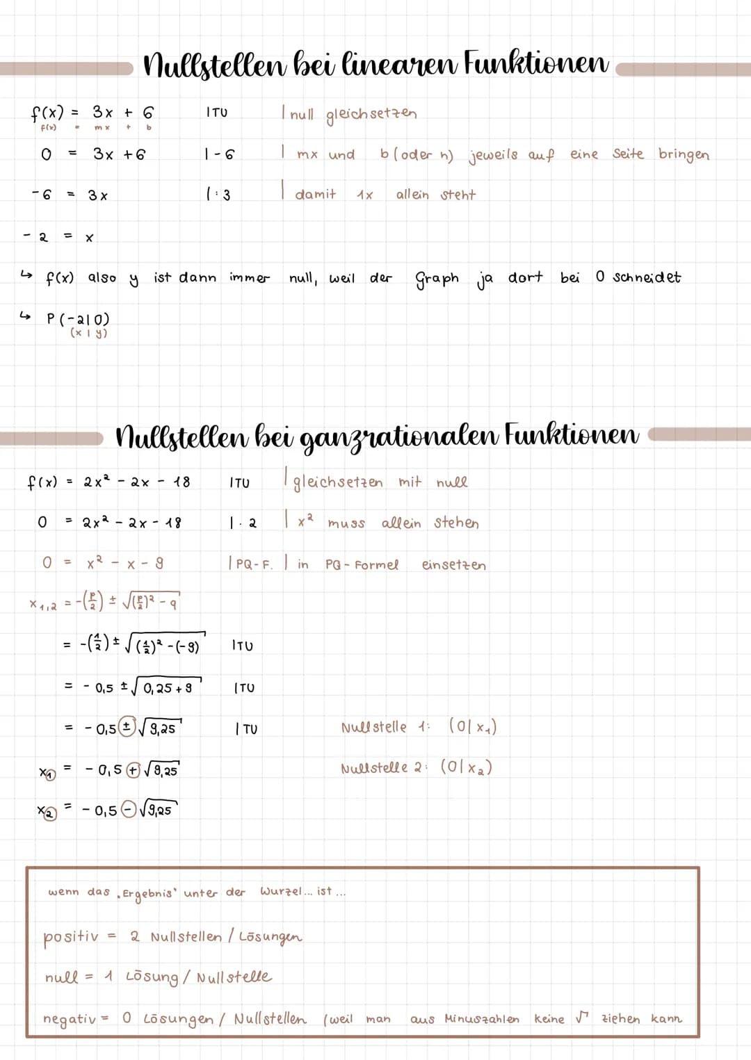 f(x)
=
f(x) #
4
O
-6 =
11
- 2 = X
f(x)
O
P(-210)
(x (9)
X₁
↳ f(x) also y ist dann immer
=
X112 =
x₂
3x + 6
b
3x +6
3x
=
=
Nullstellen bei li