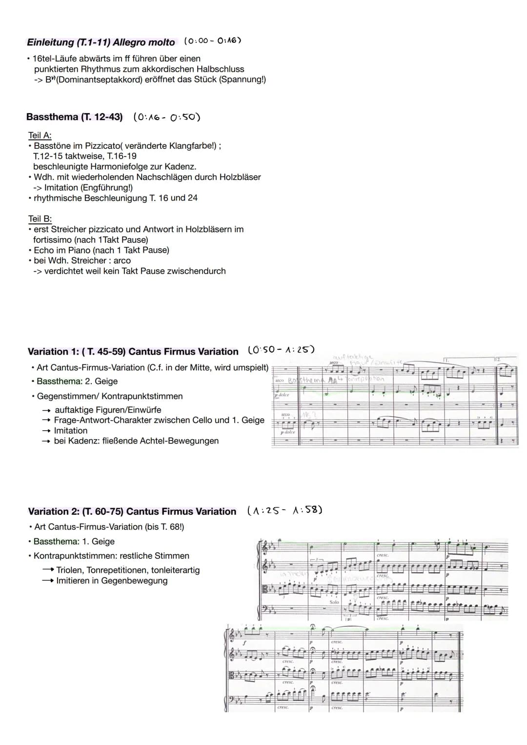 Beethoven - Symphonie Nr. 3 in Es → Eroica
Der Stilwandel um 1750: vom Barock zur Wiener Klassik
• Emotionen
• Emotionale Widersprüche
• Fre