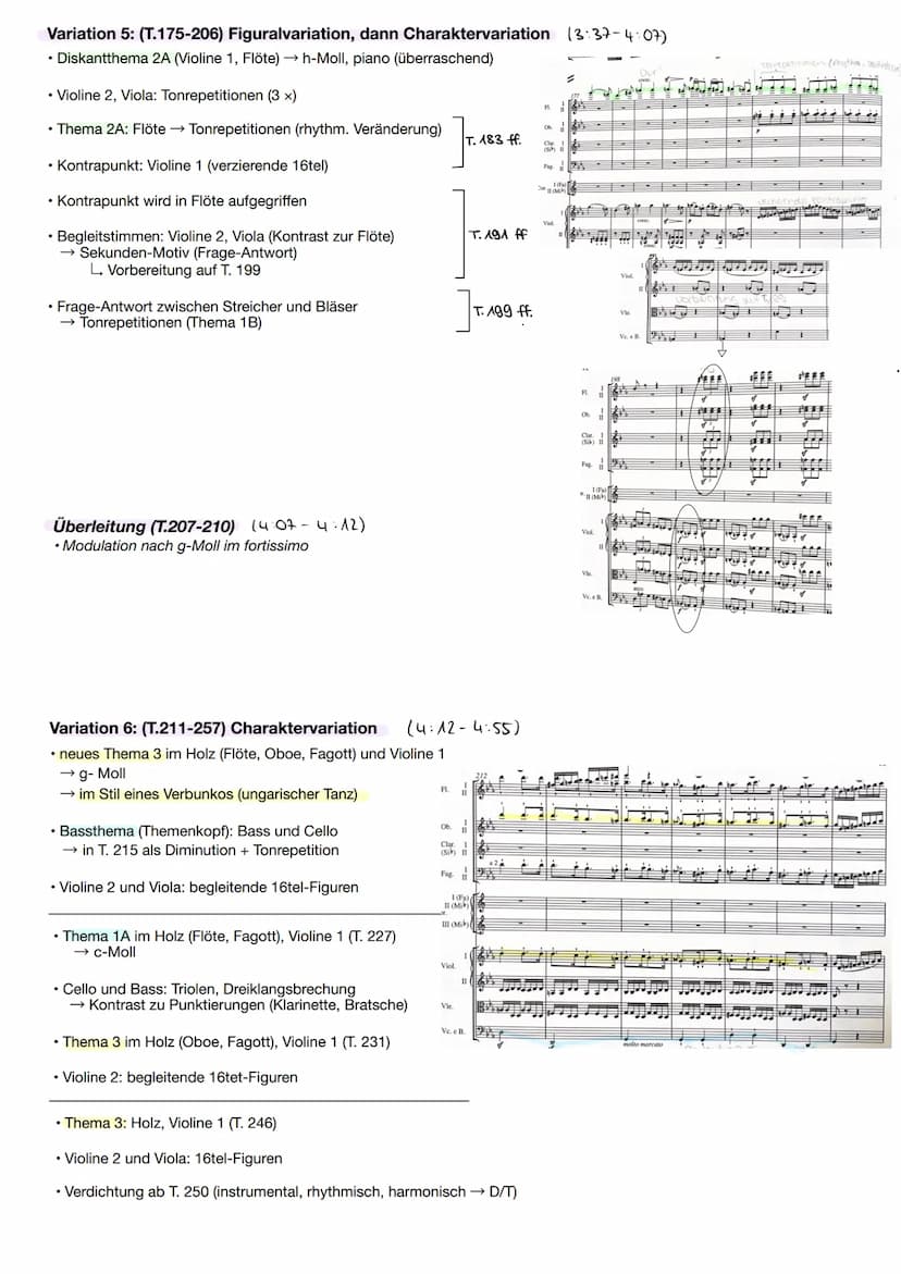 Beethoven - Symphonie Nr. 3 in Es → Eroica
Der Stilwandel um 1750: vom Barock zur Wiener Klassik
• Emotionen
• Emotionale Widersprüche
• Fre