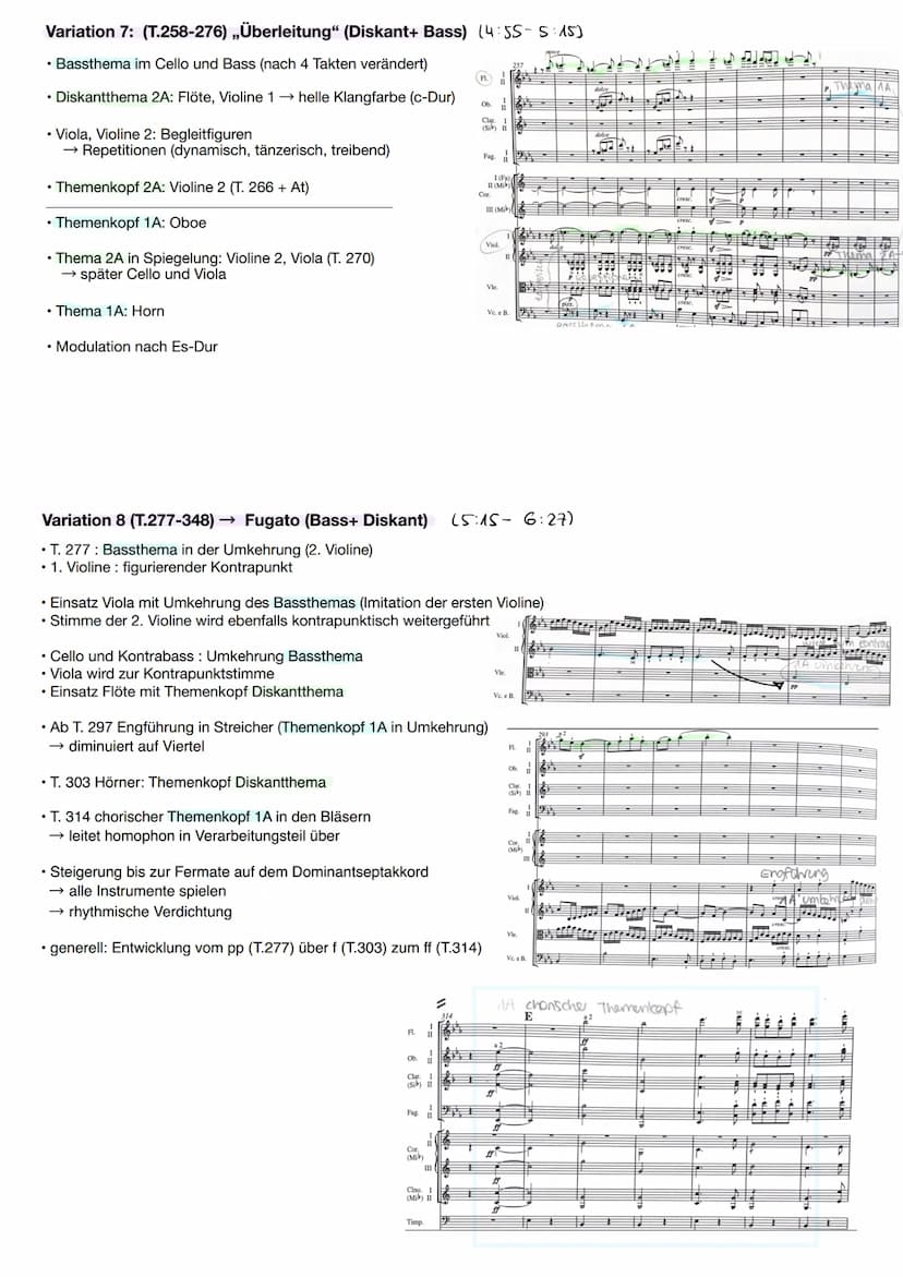 Beethoven - Symphonie Nr. 3 in Es → Eroica
Der Stilwandel um 1750: vom Barock zur Wiener Klassik
• Emotionen
• Emotionale Widersprüche
• Fre