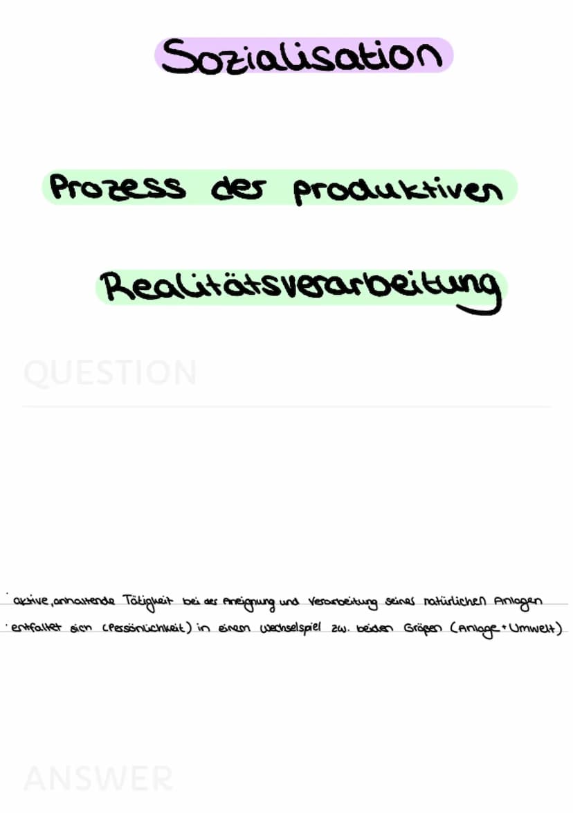 Entwicklungsaufgaben
Allgemein
QUESTION
• individuelle Handwungskompetenzen
werden in einer bestimmten Lebensphase vom Individuum erwartet
4