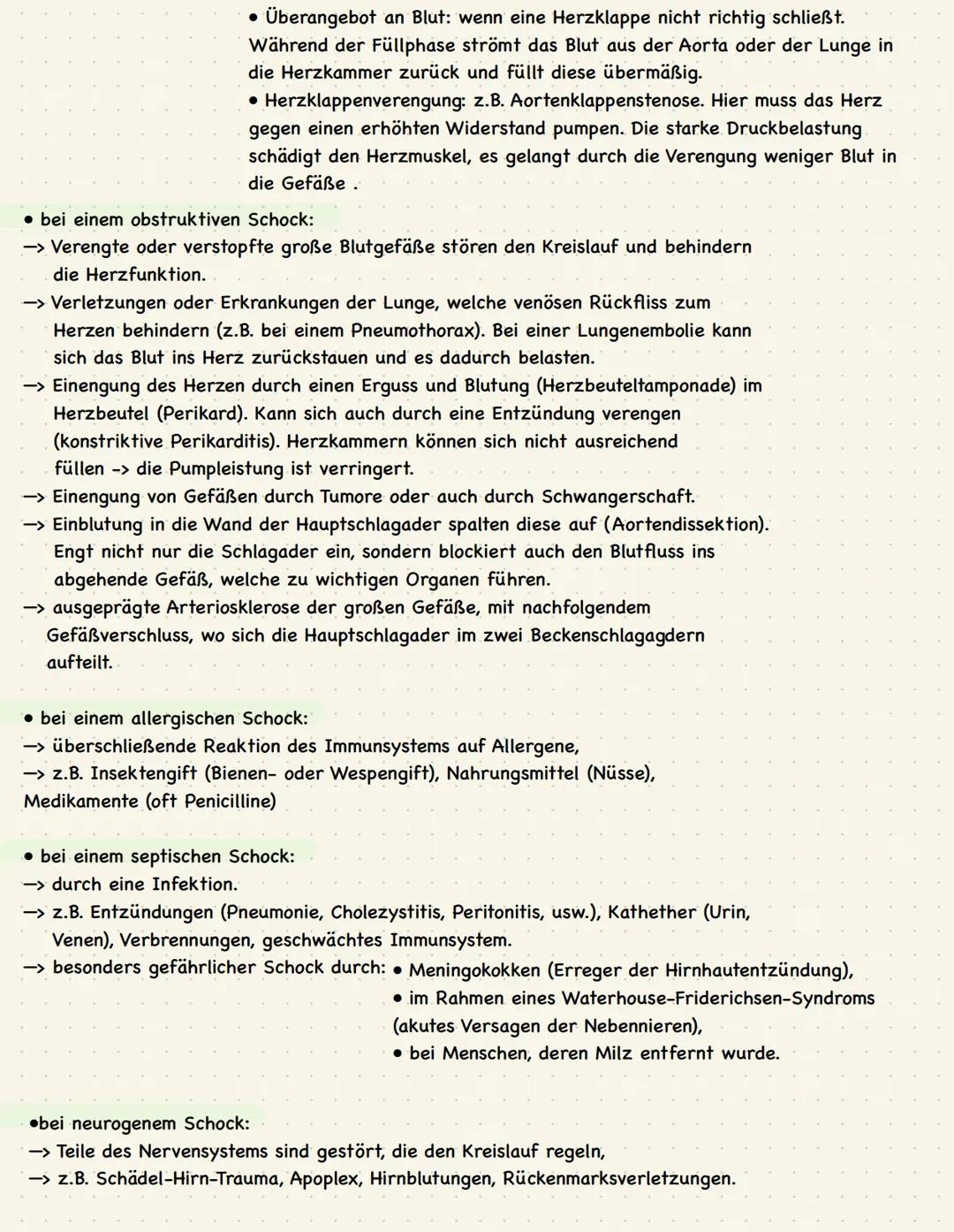 Schock
Was ist überhaupt ein Schock?
• Bei einem Schock ist der Blutkreislauf bei uns im Körper meist plötzlich
massiv gestört.
• Es herrsch
