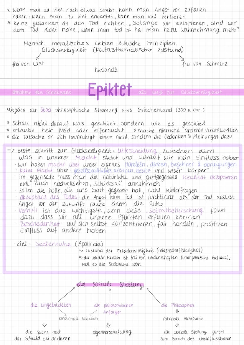 
<p>Aristoteles' Ziel war es, das Glückliche zu erreichen. Er betrachtete die Tugend als wertvolle anerkannte Handlung oder Fähigkeit, die d