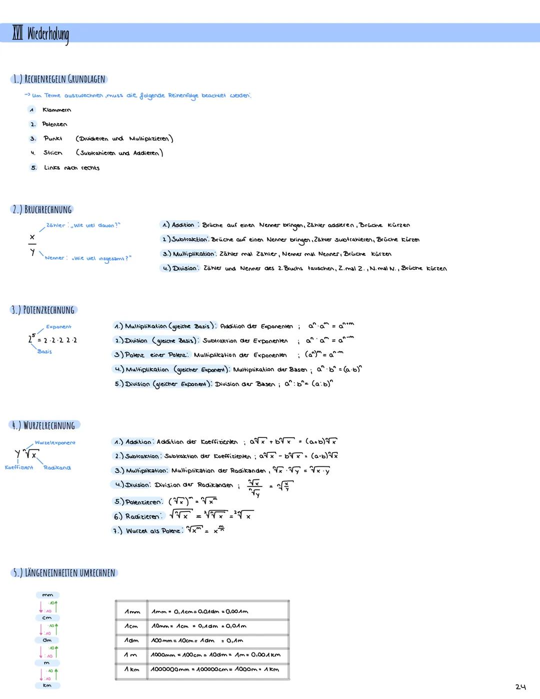 + X
Mathe Abitur 2023
Lernzettel
|
•1• INHALTSVERZEICHNIS
I EXPONENTIALFUNKTIONEN S.A
1.) CHARAKTERISTISCHE EIGENSCHAFTEN EXPONENTIELLER WAC