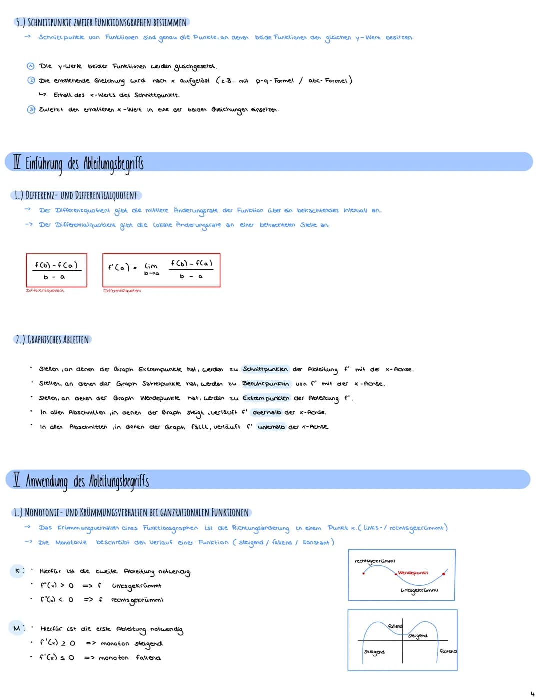 + X
Mathe Abitur 2023
Lernzettel
|
•1• INHALTSVERZEICHNIS
I EXPONENTIALFUNKTIONEN S.A
1.) CHARAKTERISTISCHE EIGENSCHAFTEN EXPONENTIELLER WAC