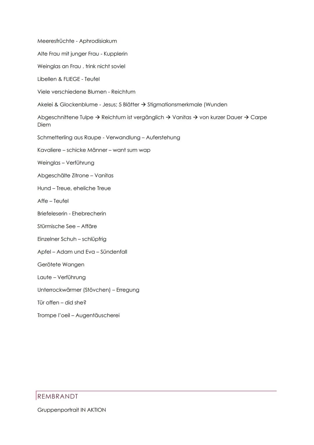 BAROCK (portugiesisch ,,barroco" schiefe unregelmäßige Perle)
Frühbarock, Hochbarock, Spätbarock, Rokoko
ausdruckvoll, bewegt und gefühlsbet