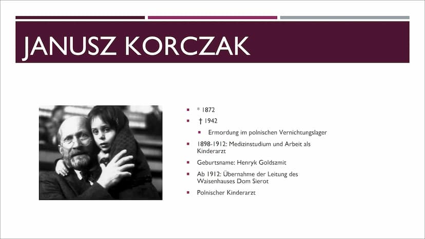 DAS
REFORMPÄDAGOGISCHE
KONZEPT VON KORCZAK
EINE PRÄSENTATION VON LILITH INHALTSVERZEICHNIS
I.
2.
3.
4.
5.
6.
7.
8.
9.
10.
II.
12.
I.
2.
3.
J