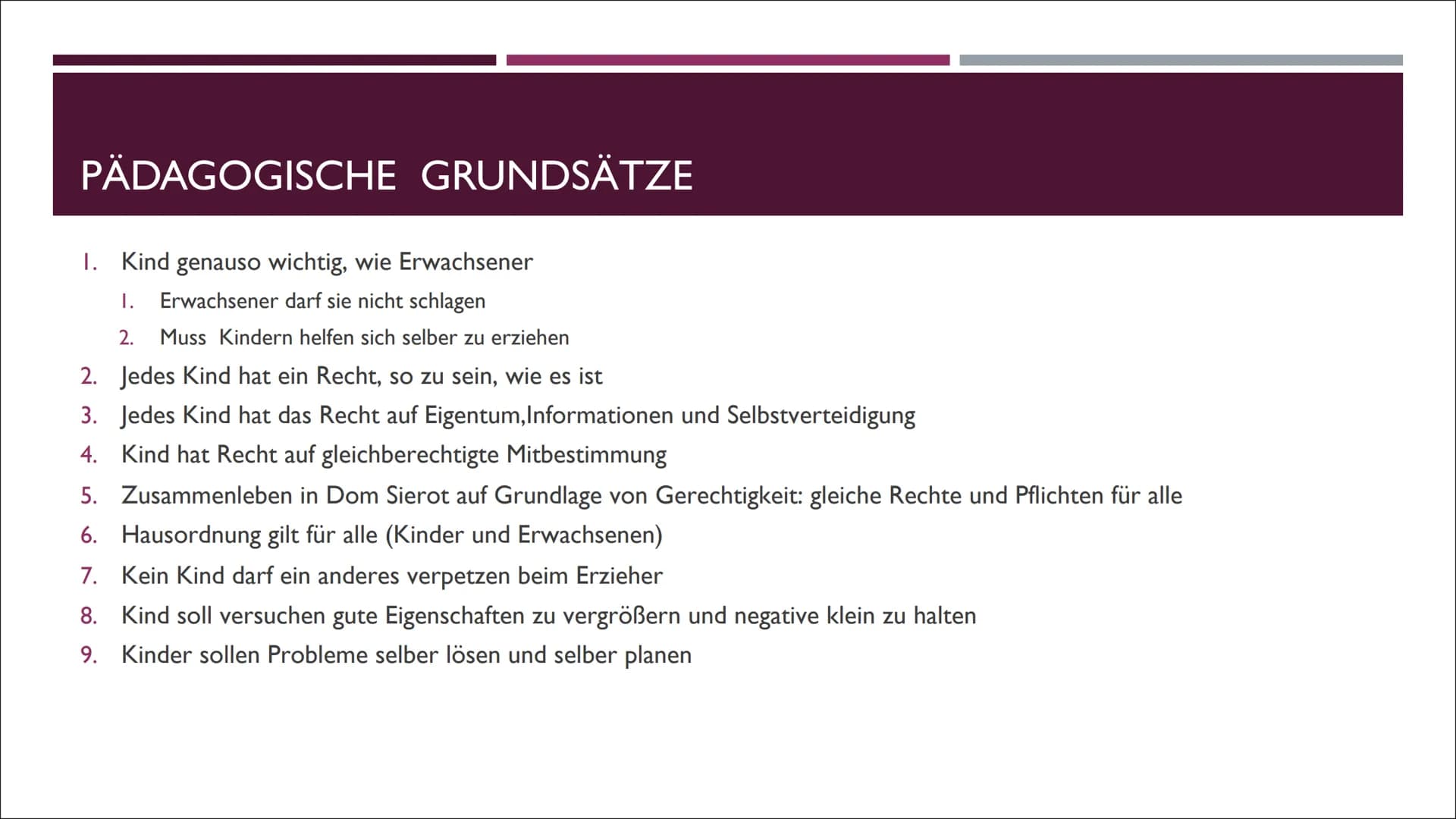 DAS
REFORMPÄDAGOGISCHE
KONZEPT VON KORCZAK
EINE PRÄSENTATION VON LILITH INHALTSVERZEICHNIS
I.
2.
3.
4.
5.
6.
7.
8.
9.
10.
II.
12.
I.
2.
3.
J