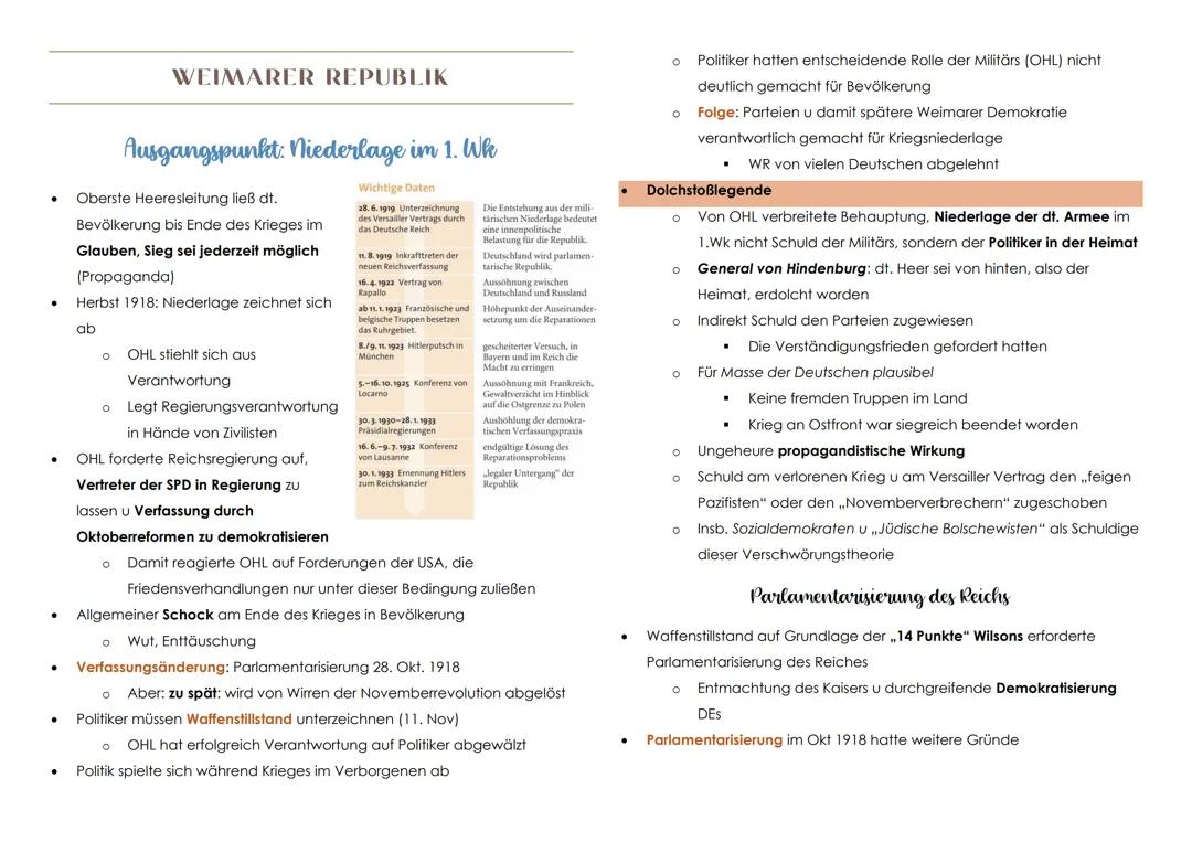Politische Morde und Gewalt in der Weimarer Republik: Fakten und Erfindungen 1924-1929