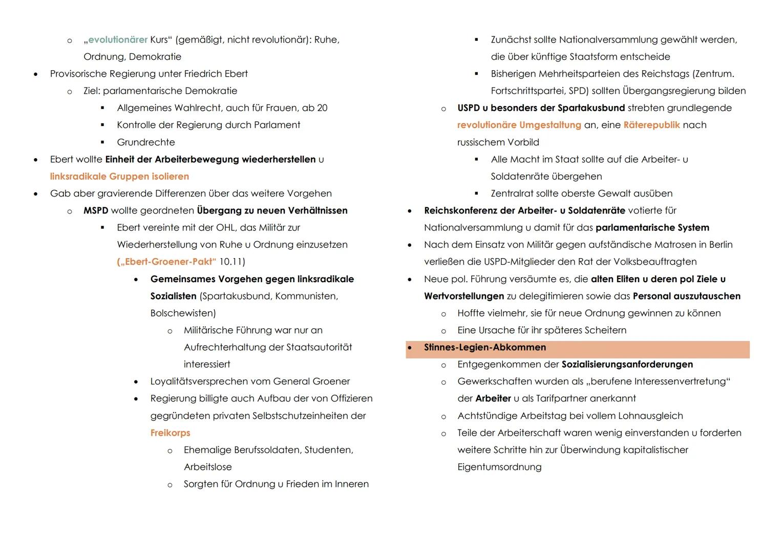 # WEIMARER REPUBLIK

## Ausgangspunkt: Niederlage im 1. Wk

*   Oberste Heeresleitung ließ dt.
    Bevölkerung bis Ende des Krieges im
    G