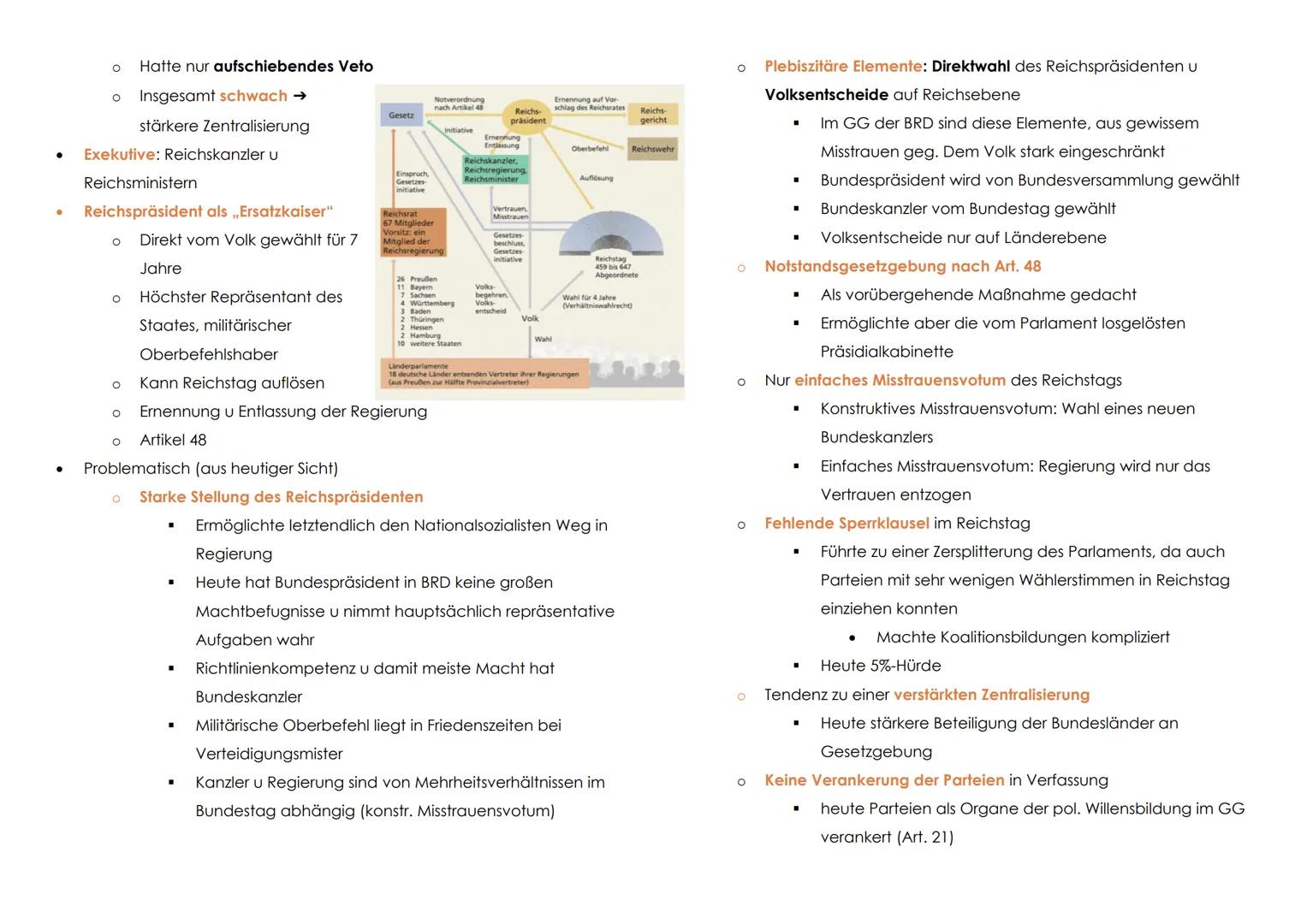 # WEIMARER REPUBLIK

## Ausgangspunkt: Niederlage im 1. Wk

*   Oberste Heeresleitung ließ dt.
    Bevölkerung bis Ende des Krieges im
    G