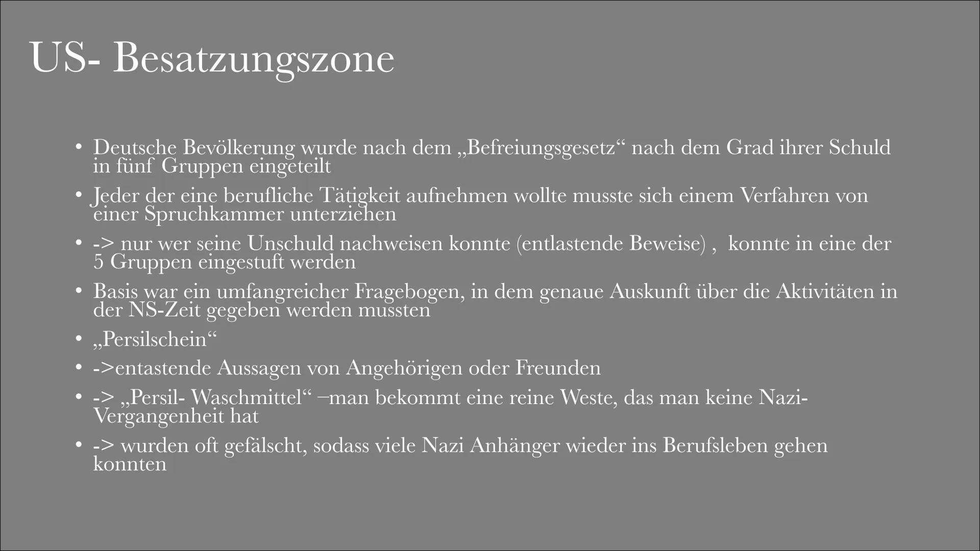 Entnazifizierung
Luca Speitmann
Tuche
Saarlandste
90-> Inhaltsverzeichnis
Definition
• Beschluss
Nürnberger Prozesse
Besatzungszonen
●
●
• -