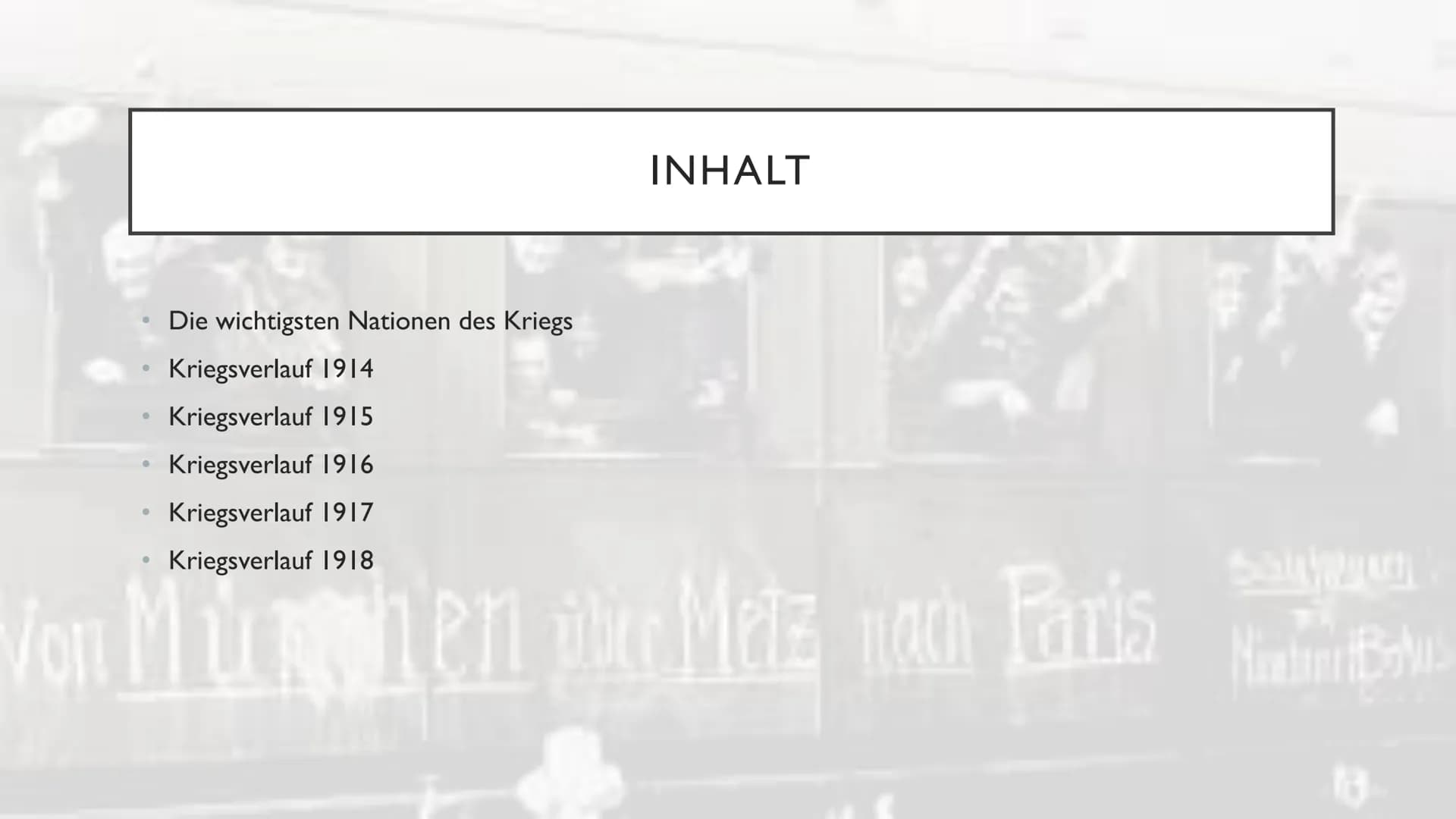 ABLAUF DES ERSTEN WELTKRIEGES
Alexander von Nordheim ●
Die wichtigsten Nationen des Kriegs
. Kriegsverlauf 1914
Kriegsverlauf 1915
Kriegsver