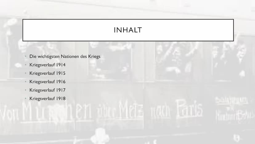 ABLAUF DES ERSTEN WELTKRIEGES
Alexander von Nordheim ●
Die wichtigsten Nationen des Kriegs
. Kriegsverlauf 1914
Kriegsverlauf 1915
Kriegsver