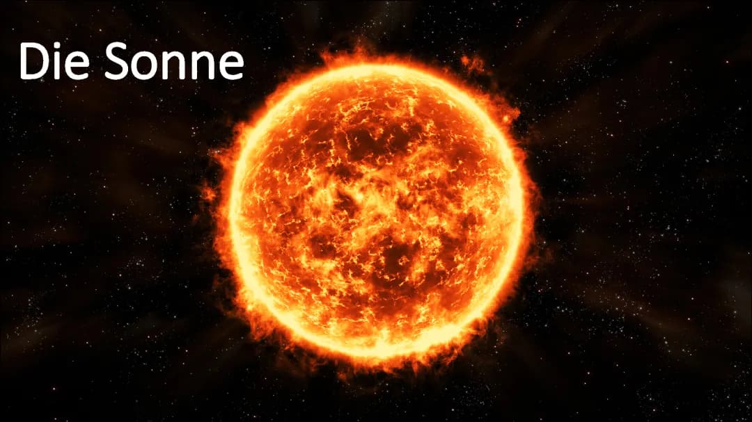 Sonne Vortrag