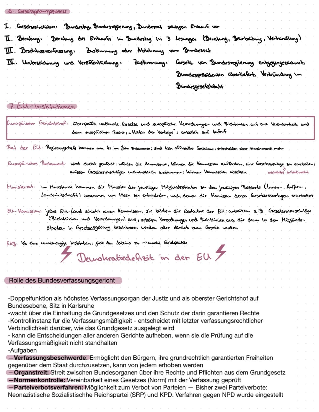 Politik und Wirtschaft, LK / Q1.1 Verfassung und Verfassungswirklichkeit:
-
Rechtsstaatlichkeit und Verfassungskonflikte
Grundrechte und Rec