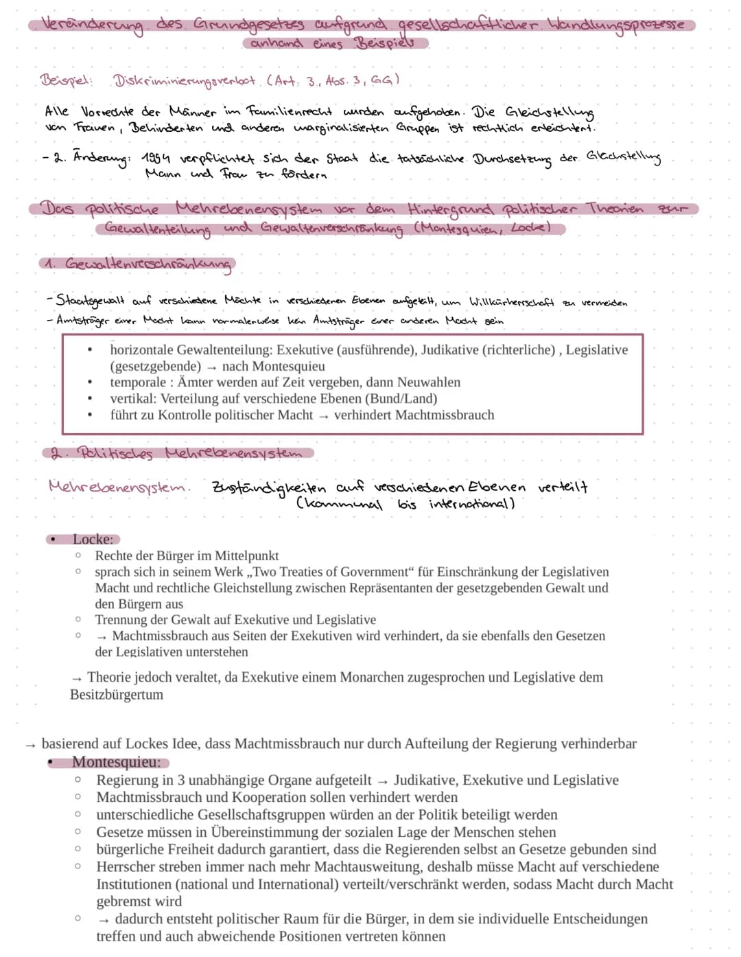Politik und Wirtschaft, LK / Q1.1 Verfassung und Verfassungswirklichkeit:
-
Rechtsstaatlichkeit und Verfassungskonflikte
Grundrechte und Rec