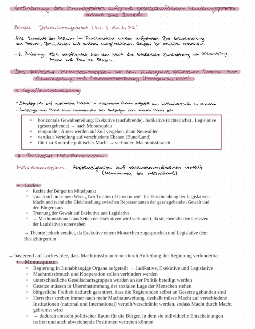 Politik und Wirtschaft, LK / Q1.1 Verfassung und Verfassungswirklichkeit:
-
Rechtsstaatlichkeit und Verfassungskonflikte
Grundrechte und Rec