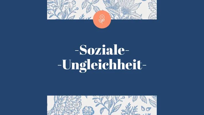 Know Soziale Ungleichheiten - Sozialwissenschaften thumbnail