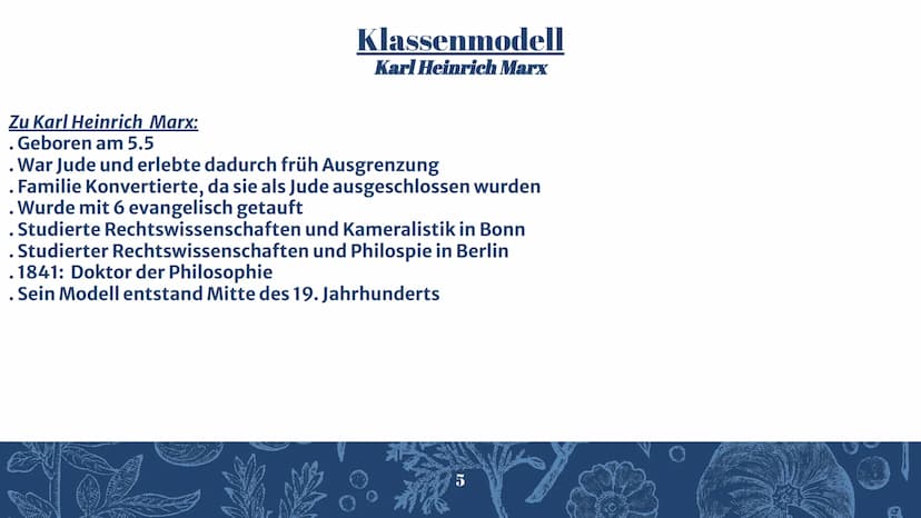 -Soziale-
-Ungleichheit-
13 INHALTSANGABE
1. Definition von Sozialen Modellen
2. Klassenmodell nach Karl Marx
3. Schichtenmodell nach Dahren