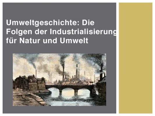 Know Umweltgeschichte: Die Folgen der Industrialisierung für Natur und Umwelt thumbnail