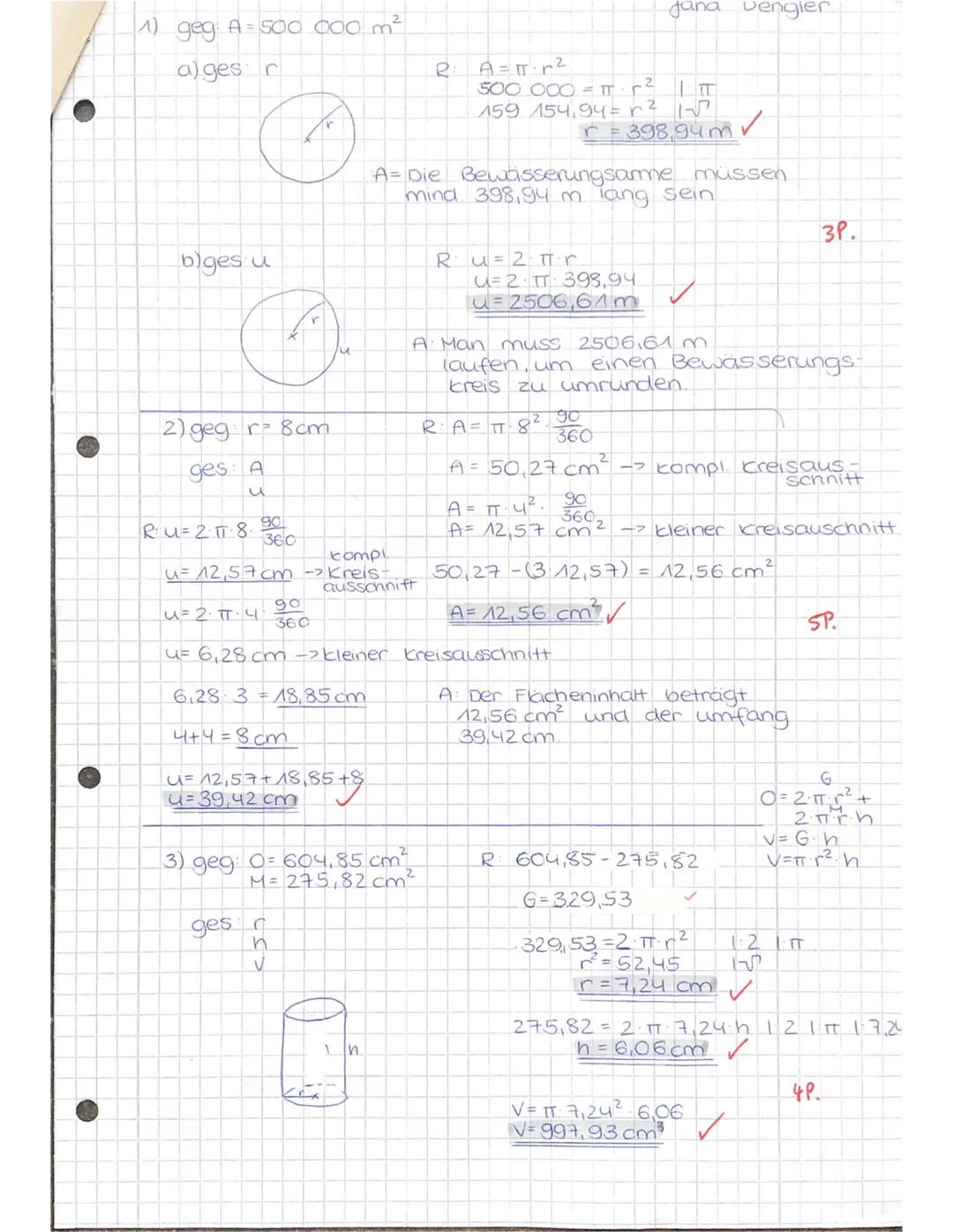 Mathematik - Arbeit
Klasse 9d
6.7.2021
Name:
Punkte: 23 /23 Super o
Note: 1,0 : 3,2
Unterschrift der Eltern:
Nicht vergessen: geg., ges., Sk
