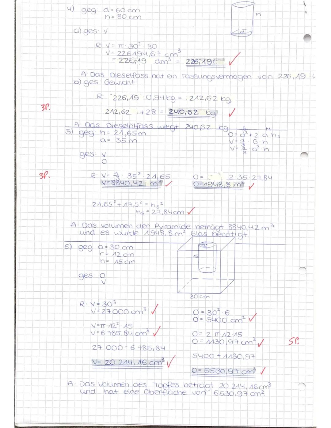 Mathematik - Arbeit
Klasse 9d
6.7.2021
Name:
Punkte: 23 /23 Super o
Note: 1,0 : 3,2
Unterschrift der Eltern:
Nicht vergessen: geg., ges., Sk