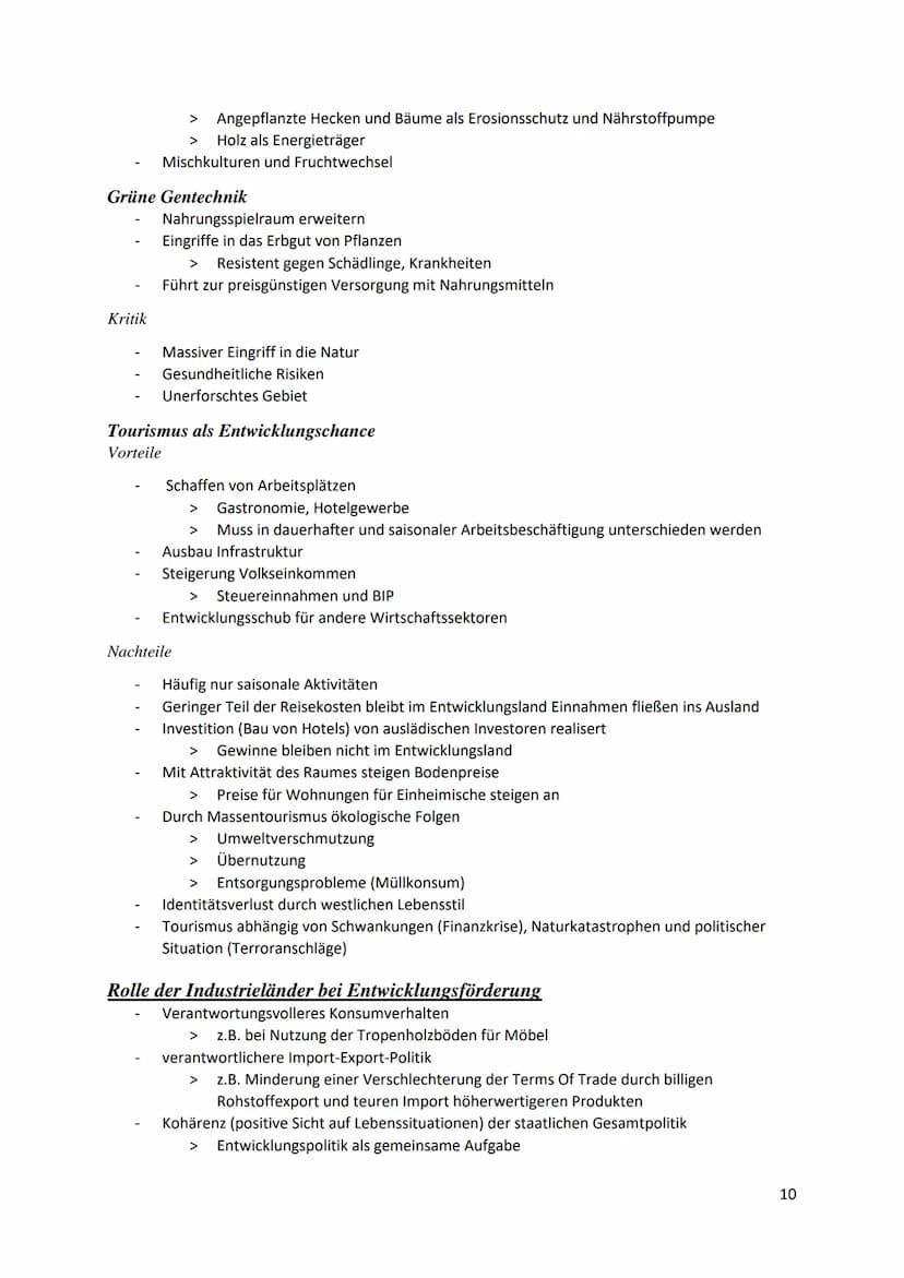 Leben in der ,,einen Welt" -
Merkmale von Entwicklungsländern.
ökonomische Merkmale
demografische Merkmale.
politische Merkmale
ökologische 
