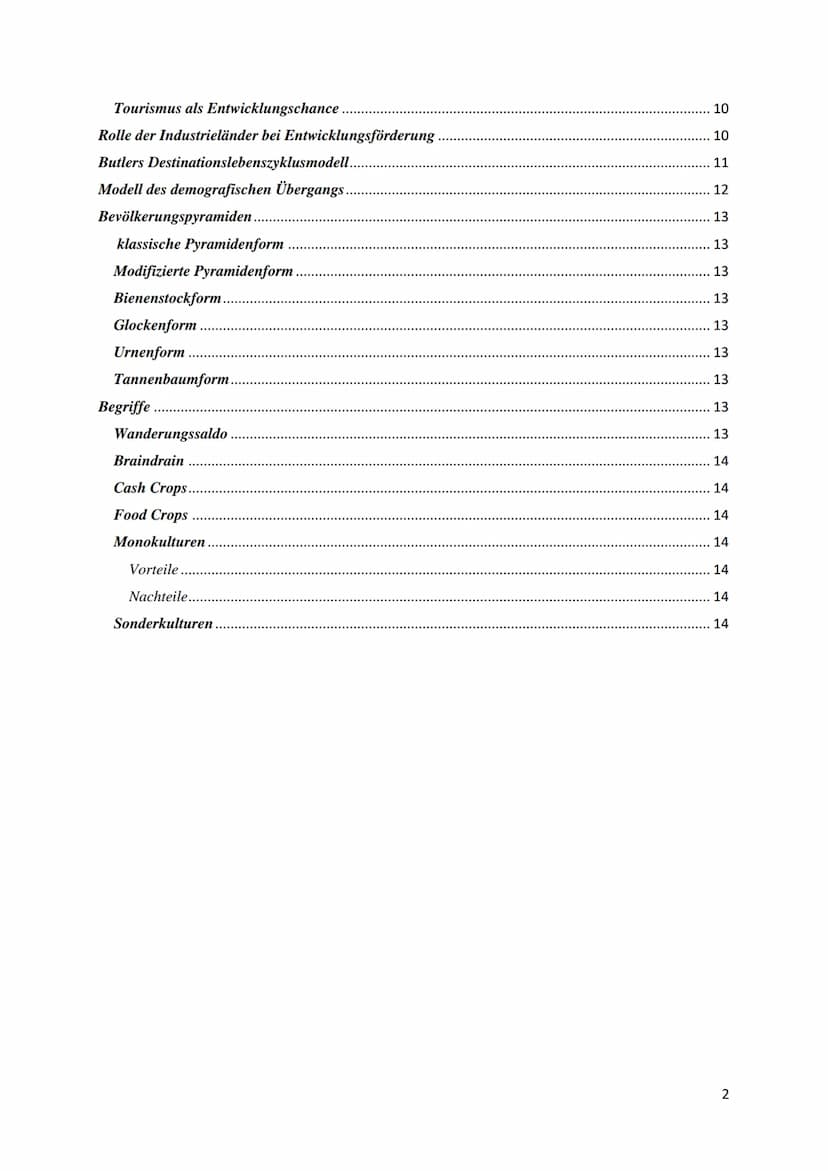 Leben in der ,,einen Welt" -
Merkmale von Entwicklungsländern.
ökonomische Merkmale
demografische Merkmale.
politische Merkmale
ökologische 