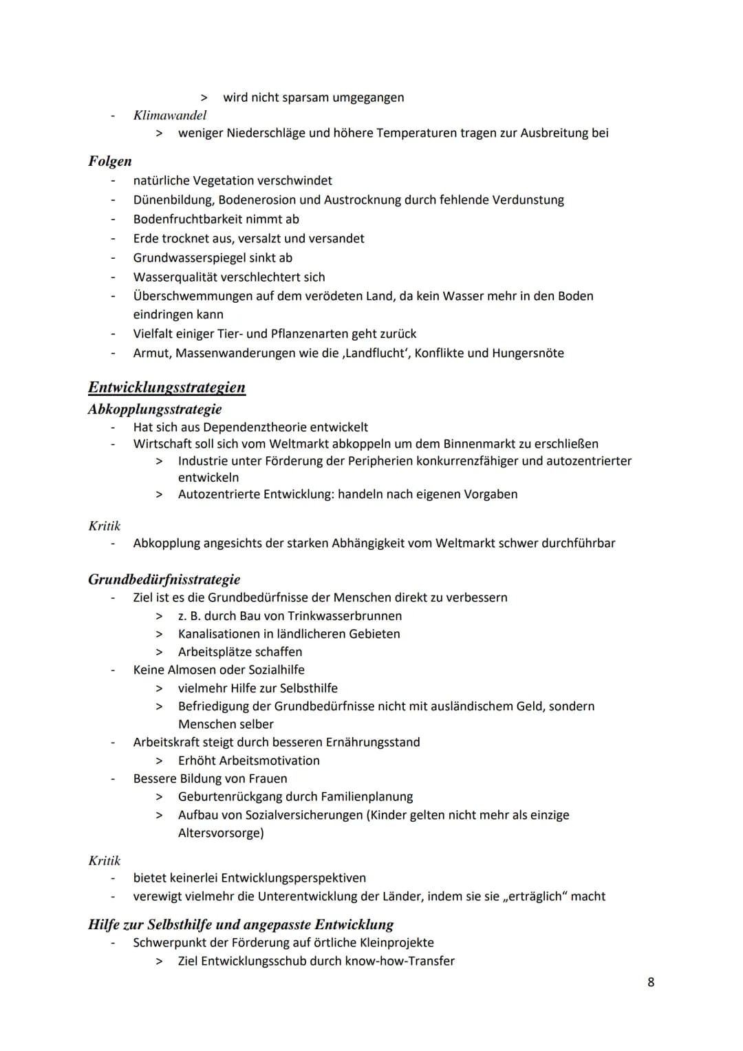 Leben in der ,,einen Welt" -
Merkmale von Entwicklungsländern.
ökonomische Merkmale
demografische Merkmale.
politische Merkmale
ökologische 