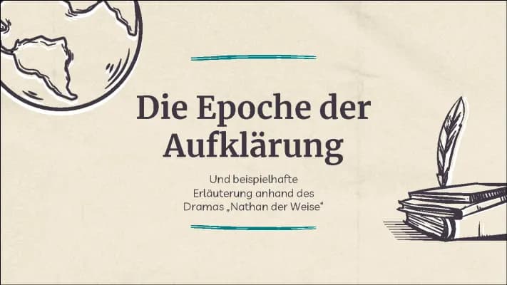 Know Vortrag Aufklärung am Beispiel Nathan der Weise thumbnail