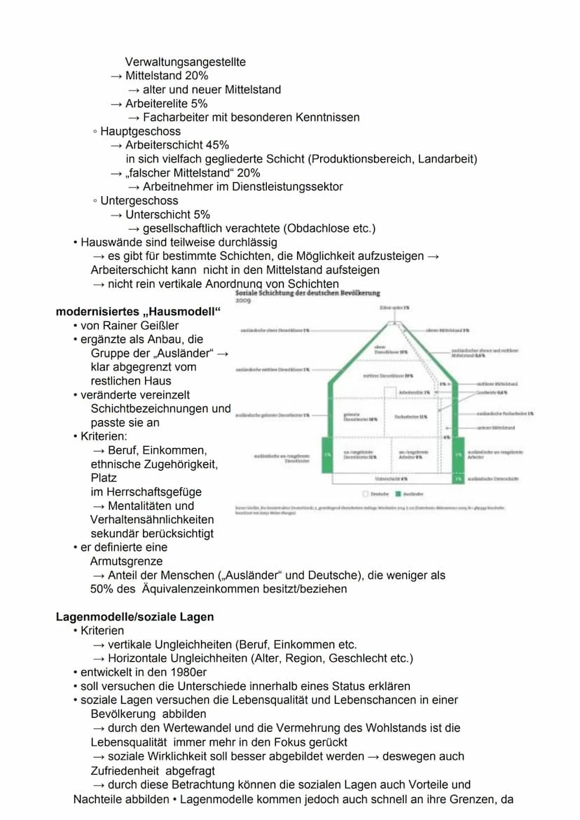 Klassenmodell nach Karl Marx
• teilt die Gesellschaft in zwei unversöhnliche Klassen ein
→ definieren sich über den Besitz von Produktionsmi