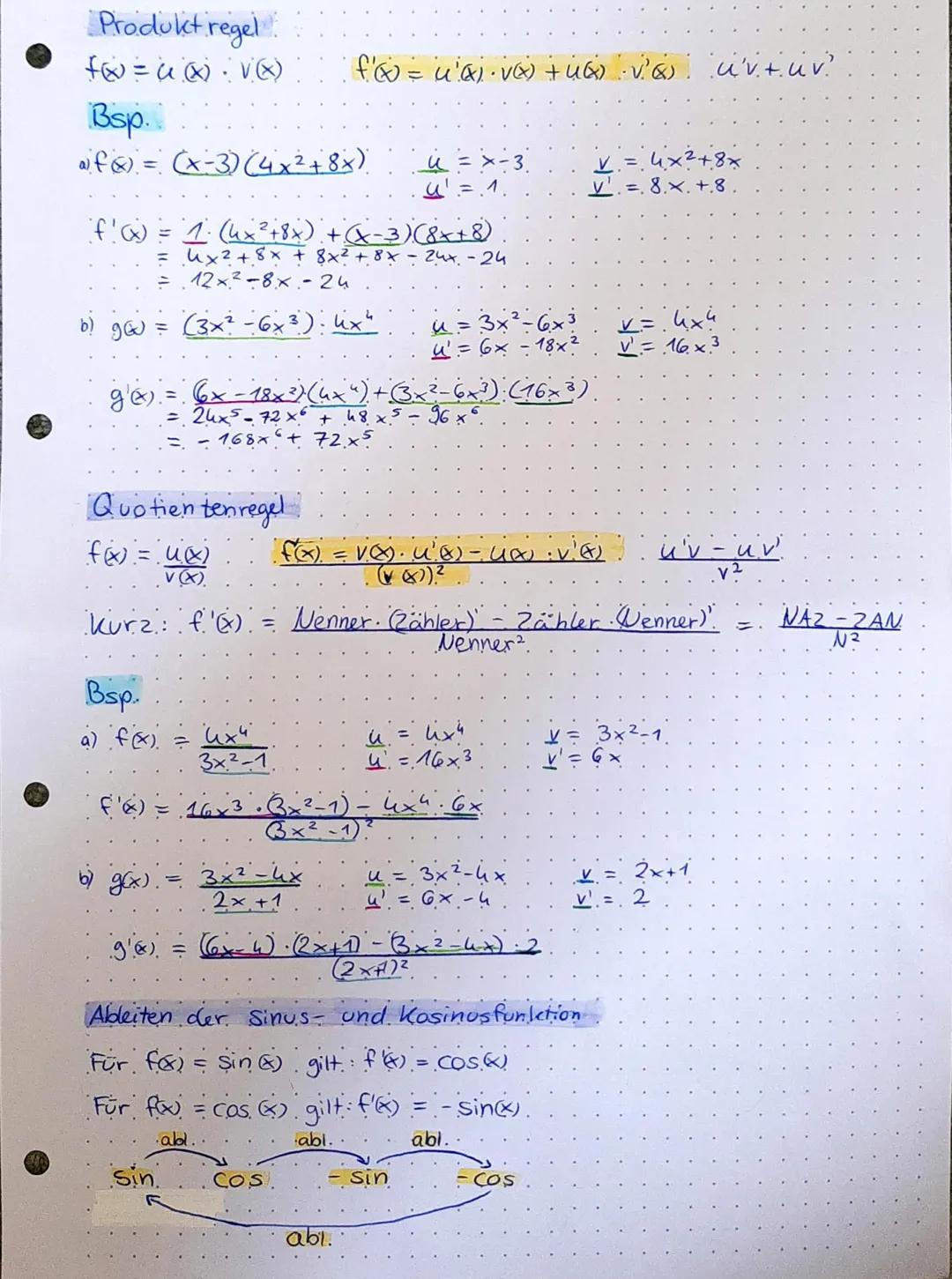 Kurven diskussion
1. Symmetrie
- zur y-Achse
f(x) = f(x)
: zum Ursprung f(x) = -f(x)
2. Schnitt punkte mit den Achsen
- X-Achse f(xo) = .0..