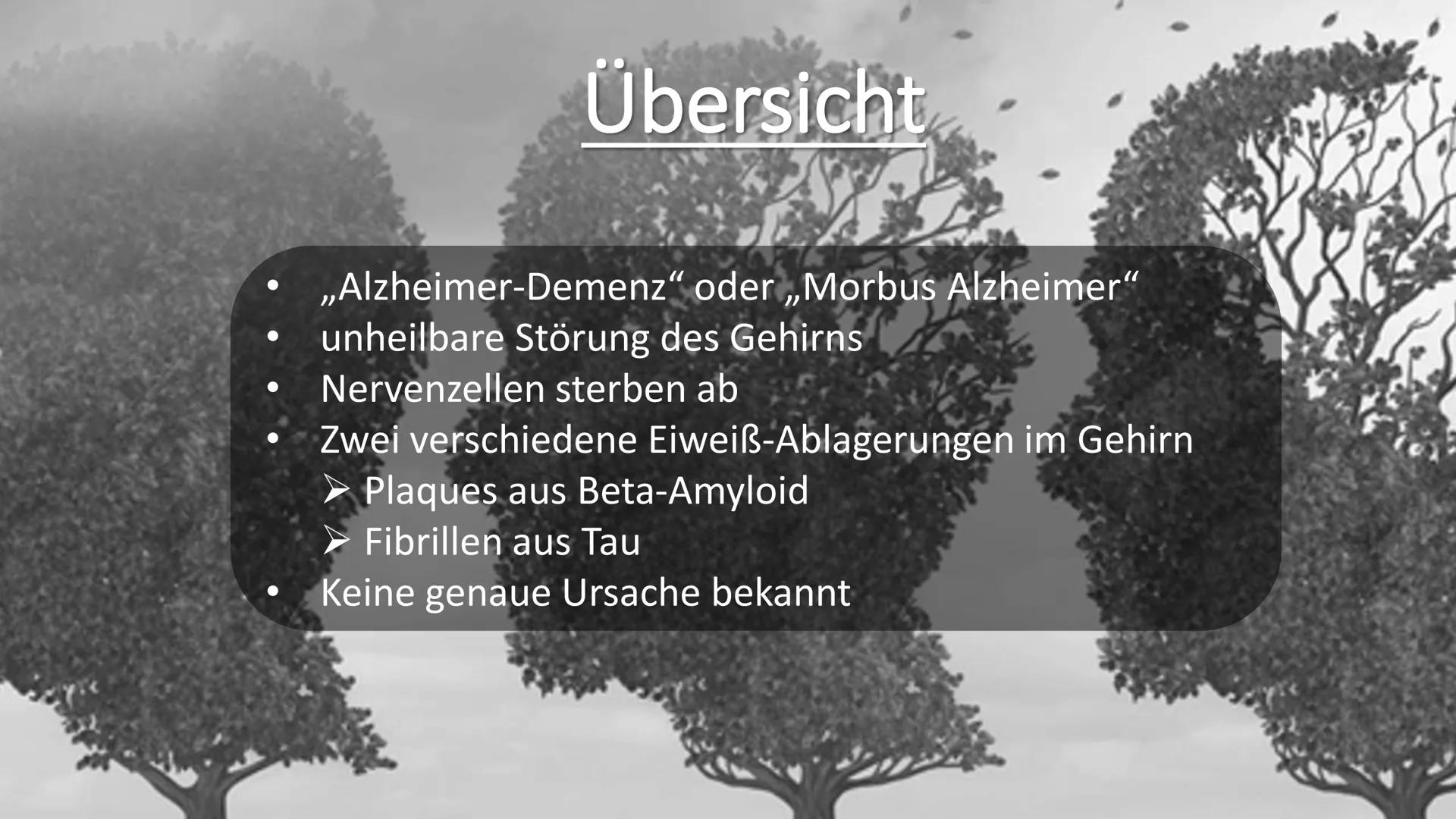 # neurodegenerative
## Erkrankungen
Alzheimer, Parkinson # Inhalts-
verzeichnis

Neurodegenerative Erkrankungen

Abbau von Nervenzellen

Alz