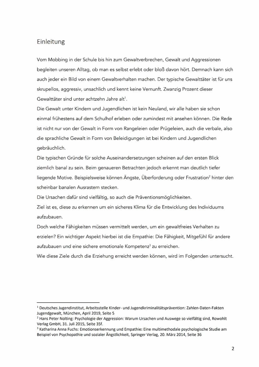 Inhaltsverzeichnis
EINLEITUNG
DIE AGGRESSION.
INSTRUMENTELLE AGGRESSION
VERTEIDIGUNG, ABWEHR.
VERGELTUNGSAKTE..
LUSTAGGRESSION
WAS BEGÜNSTIG