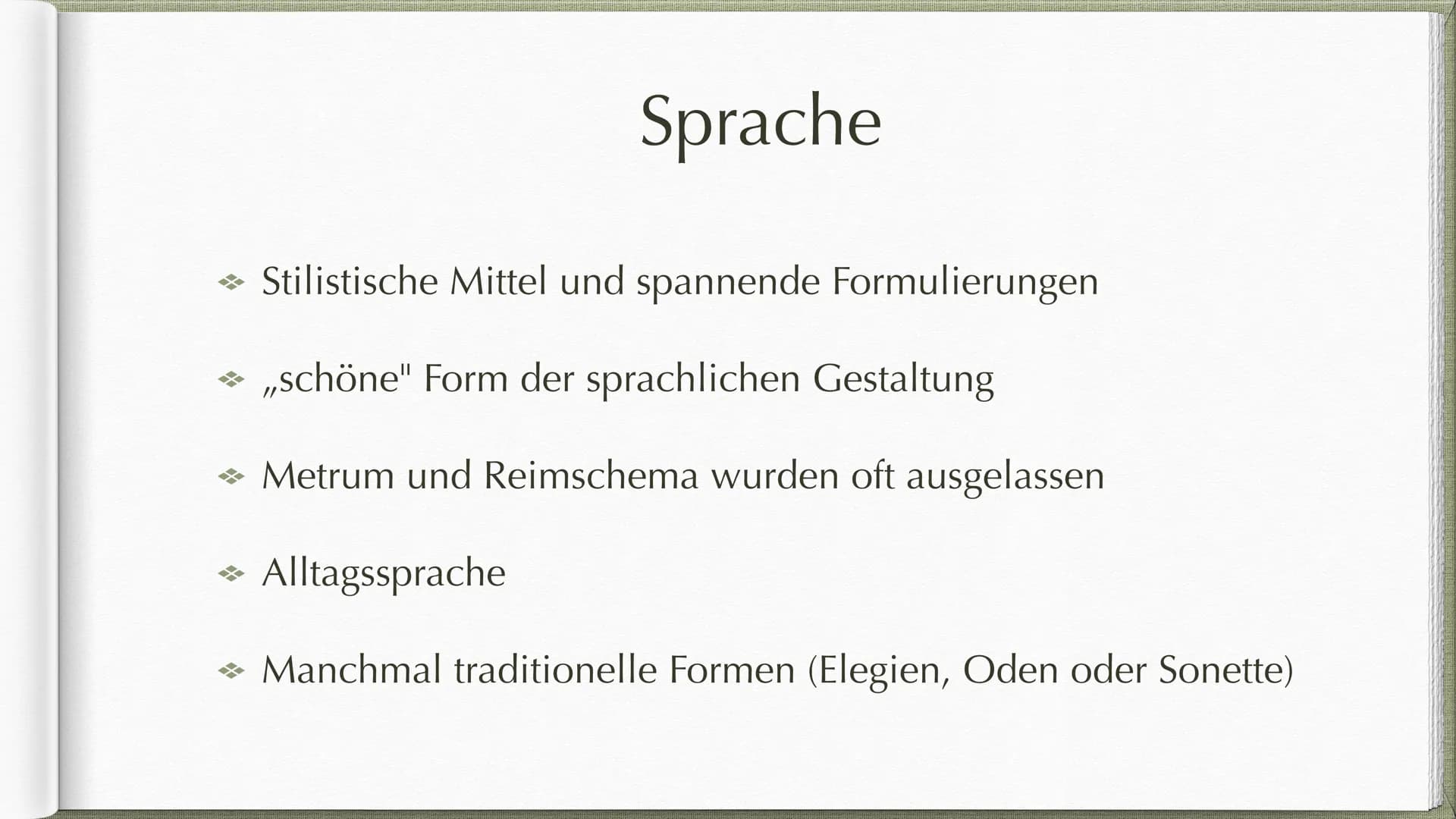 Postmoderne
ab 1989 * 1. Definition
→ 2. Geschichtliche Einordnung
→ 3. Merkmale
Gliederung
→ 4. Welt- und Menschenbild
→ 5. Sprache
→ 6. Ve