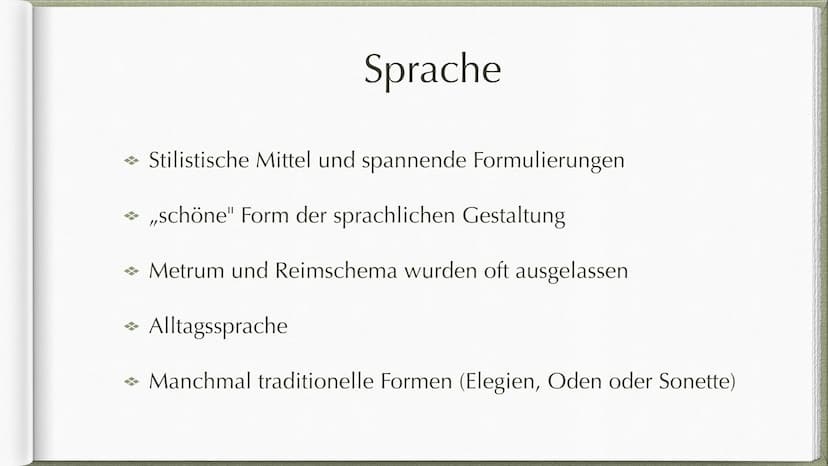 Postmoderne
ab 1989 * 1. Definition
→ 2. Geschichtliche Einordnung
→ 3. Merkmale
Gliederung
→ 4. Welt- und Menschenbild
→ 5. Sprache
→ 6. Ve