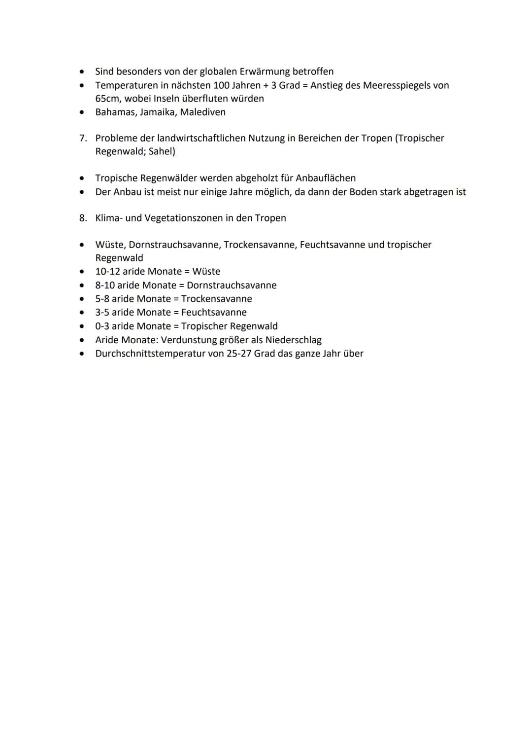 Erdkunde Klausur:
Ökonomische, demographische, soziale, gesundheitliche, politische und ökologische
Merkmale und Indikatoren von Entwicklung