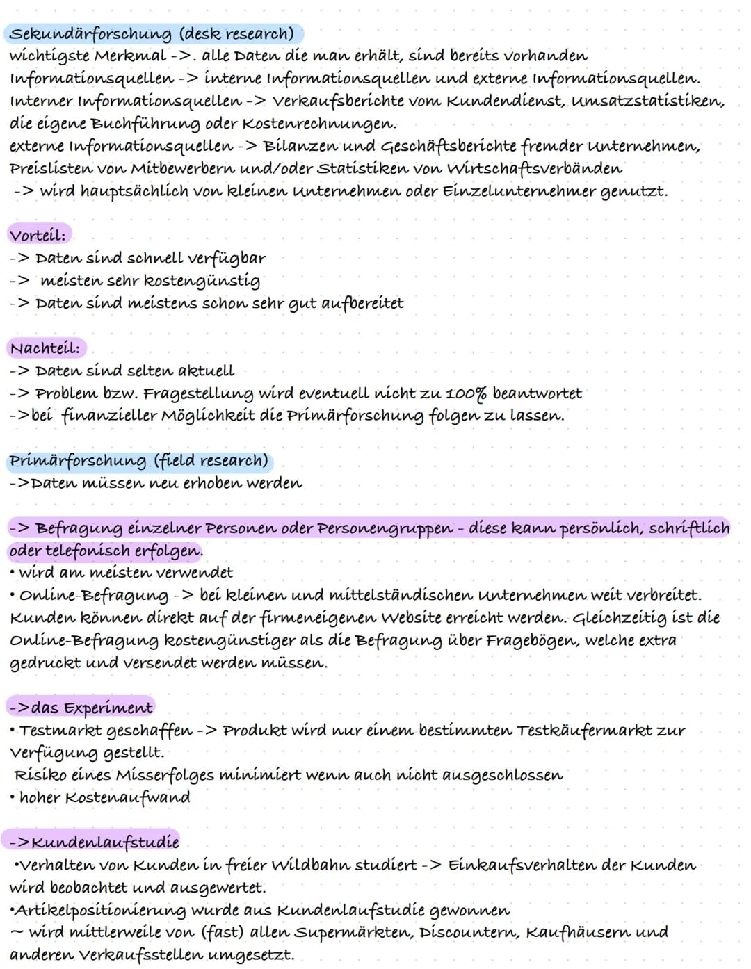 Schriftliche Prüfung
Marktforschung
-> Zielgruppenbestimmung
Sortimentspolitik
Produktpolitik
24.05.2022
LFOG
Marketing
->Produktionslebensz