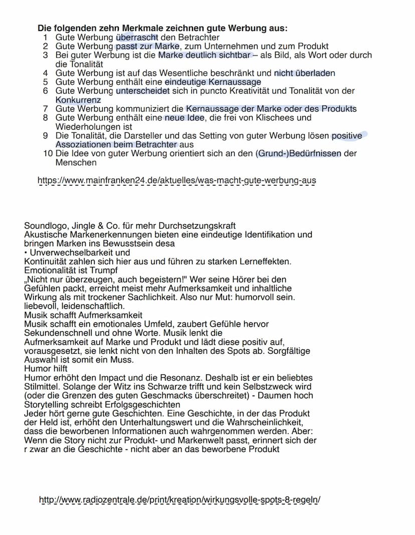 ,,Story is King"
1. emotionaler Zugang
,,Menschen kaufen sich ein gutes Gefühl und kein Produkt"
2.USP (Alleinstellungsmerkmal)
3. Authentiz
