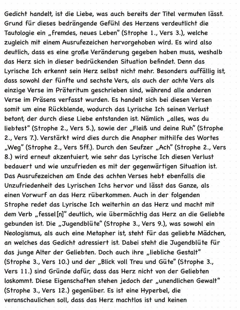Weue Liebe, Neues Leben
Das Gedicht/Volkslied Neue Liebe, neues Leben", welches im Jahr 1775,
zur Zeit der Epoche des Sturm und Drangs von d