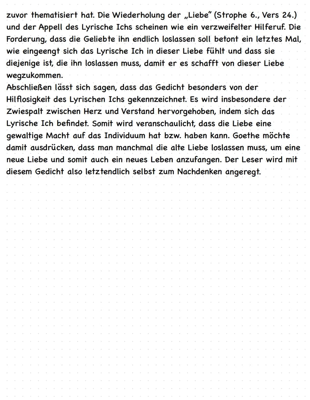 Weue Liebe, Neues Leben
Das Gedicht/Volkslied Neue Liebe, neues Leben", welches im Jahr 1775,
zur Zeit der Epoche des Sturm und Drangs von d
