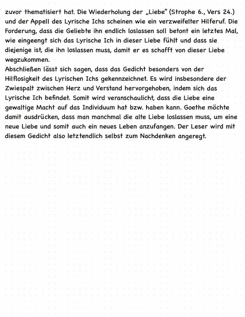 Weue Liebe, Neues Leben
Das Gedicht/Volkslied Neue Liebe, neues Leben", welches im Jahr 1775,
zur Zeit der Epoche des Sturm und Drangs von d