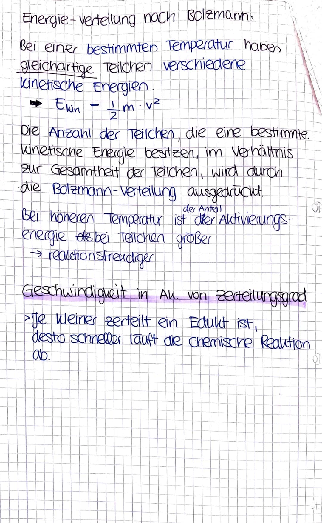 Reaktionshinetik
Geschwindigkeit von Reaktioner
Ein Maß für den zeitlichen Ablauf einer Reaktion
O
8
>
Die zeitliche Änderung der Konzentrat