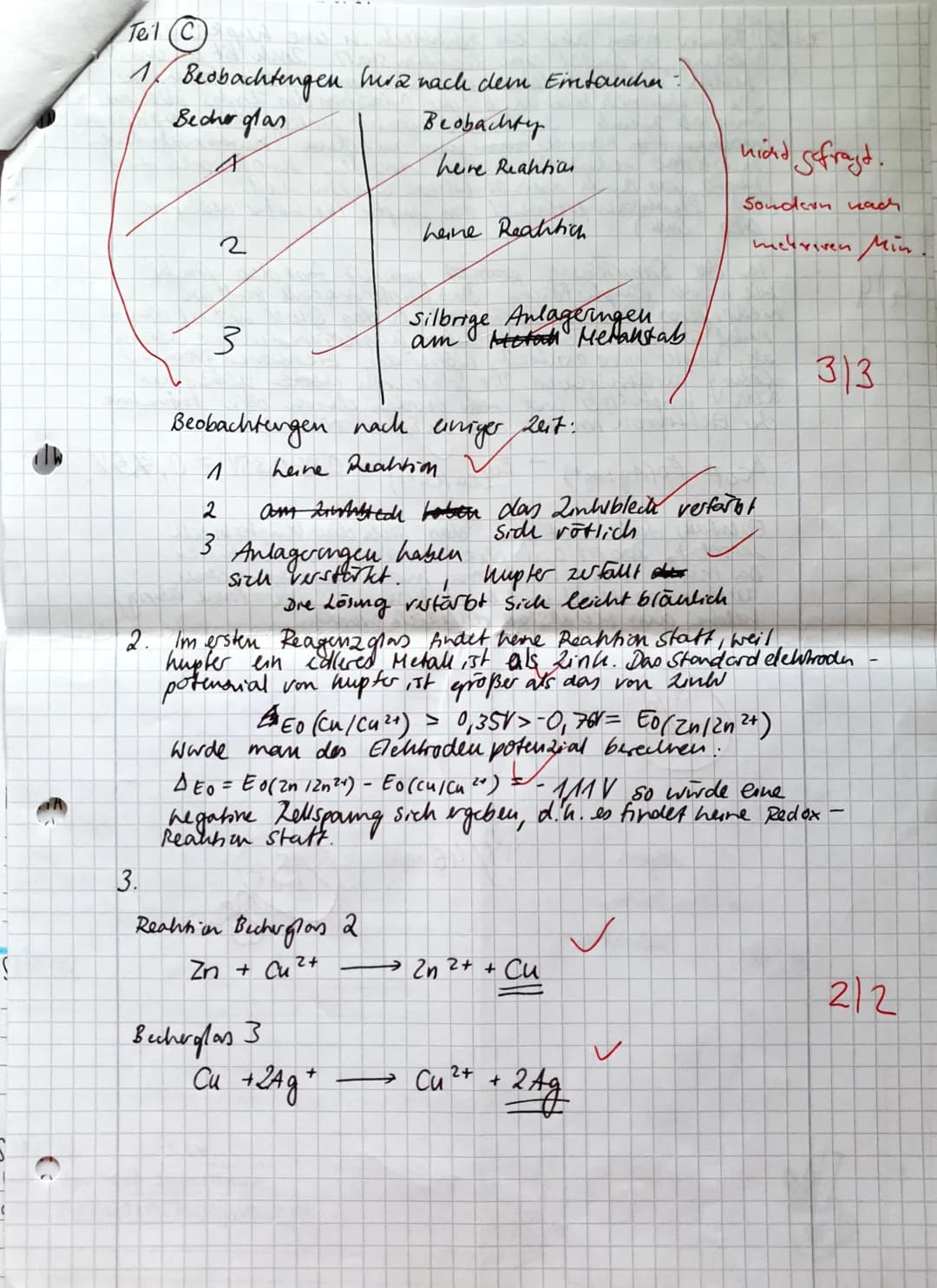 2. Klausur 11/1
90 min (09:55- 11:25)
Amalena
Leistungskurs Chemie
Teil A Hilfsmittelfreier Teil
Die Arbeitszeit für Teil A beträgt maximal 